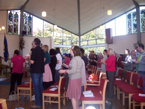 Congregational worship at St John's